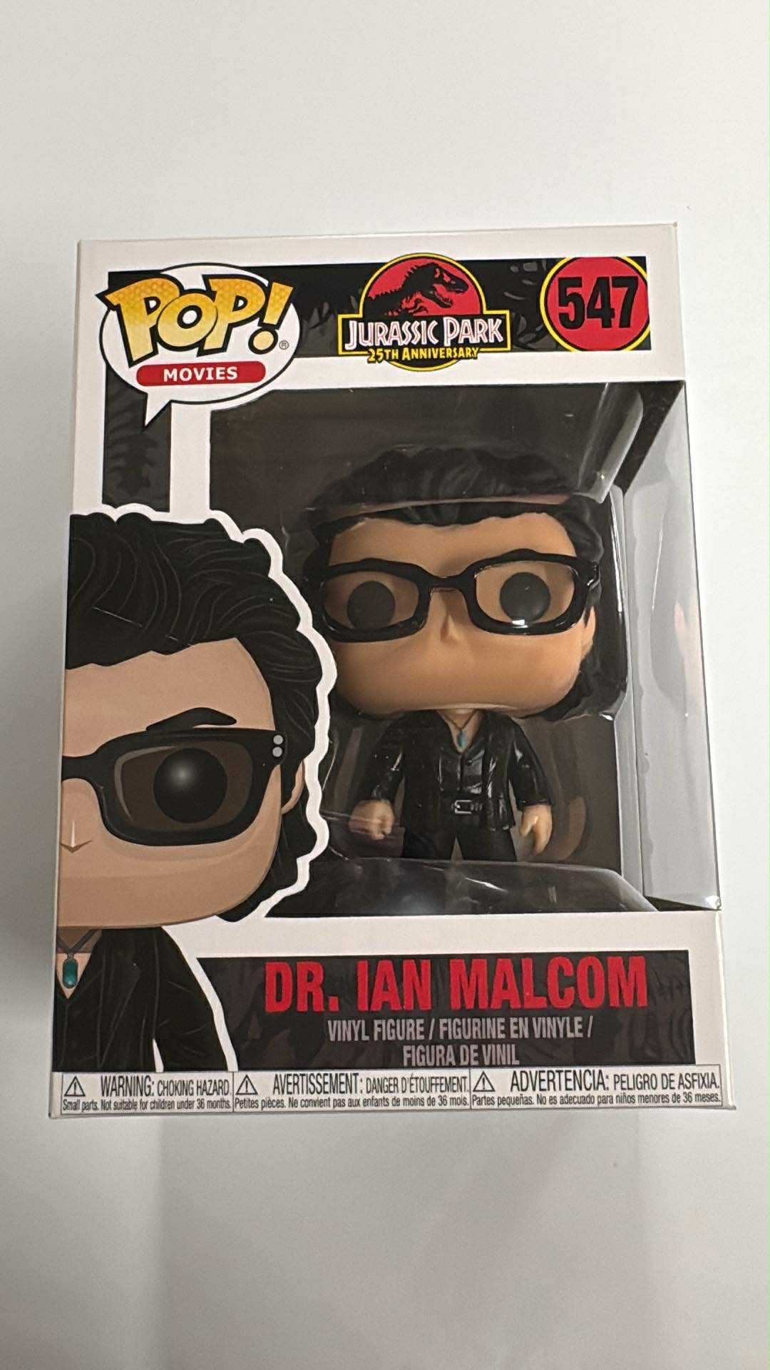 Jurassic Park - Dr Ian Malcolm Pop! Vinyl #547