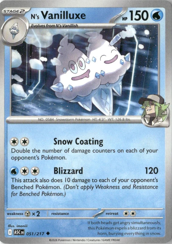 N's Vanilluxe - ME: Ascended Heroes