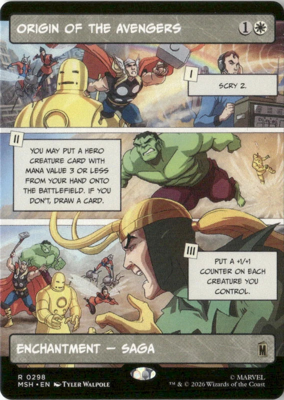 Origin of the Avengers (Borderless) - Marvel Super Heroes