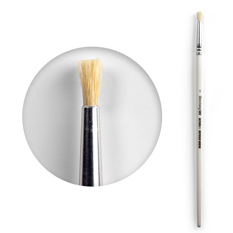 Ak Interactive - Brushes - Abt Diffuser Brush 1 (8mm Long Hair)