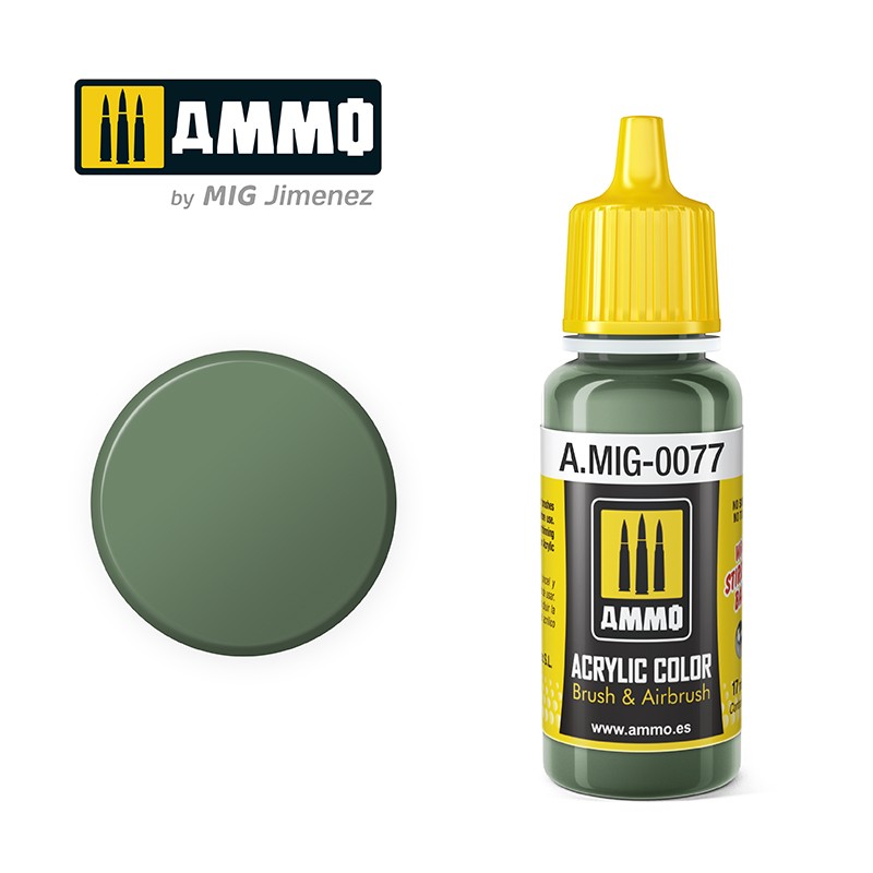 Ammo by MIG - Acrylic Color - Dull Grey 17ml