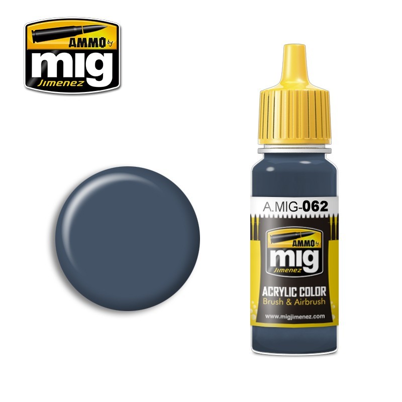Ammo by MIG - Acrylic Color - French Blue 17ml