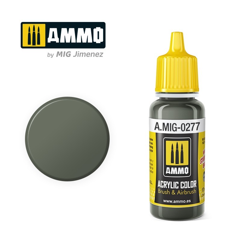Ammo by MIG - Acrylic Color - Fs-34159 Green Grey 17ml