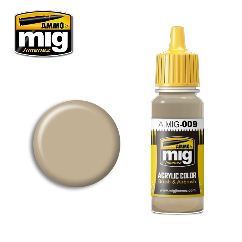 Ammo by MIG - Acrylic Color - Ral 7027 Sandgrau 17ml