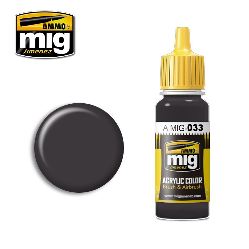 Ammo by MIG - Acrylic Color - Rubber & Tires 17ml