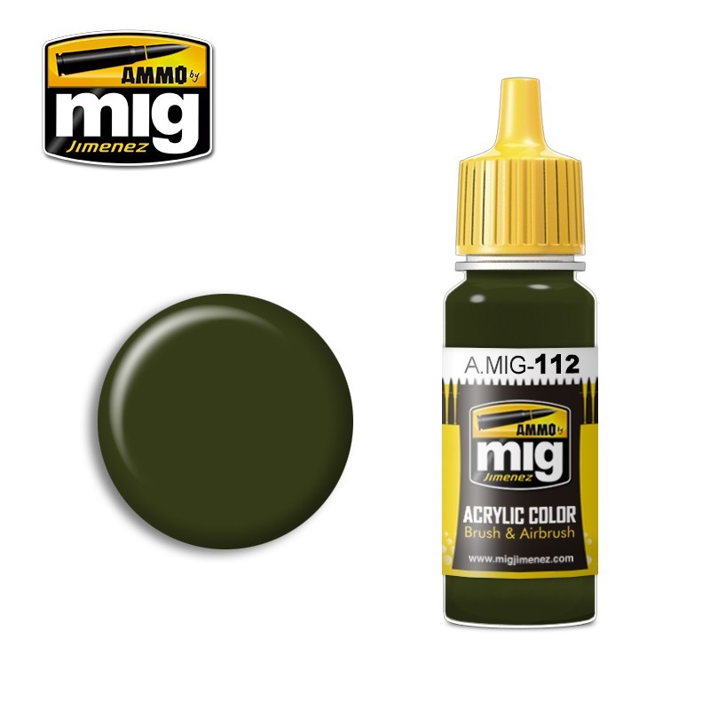 Ammo by MIG - Acrylic Color - Scc 15 (British 1944-45 Olive Drab) 17ml