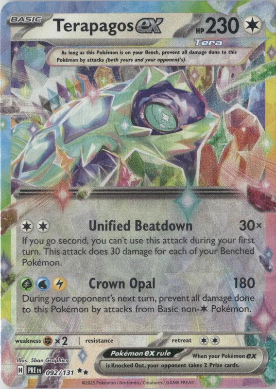 Terapagos ex - 092/131 - SV: Prismatic Evolutions