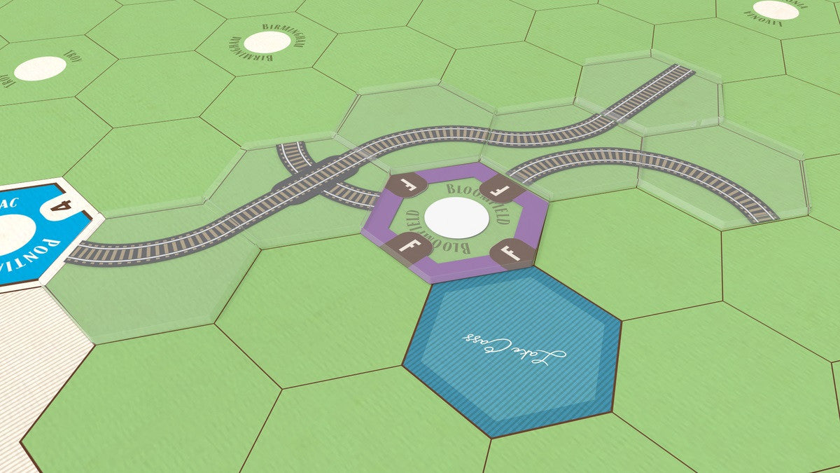 Age of Steam Deluxe - Acrylic Train Tiles