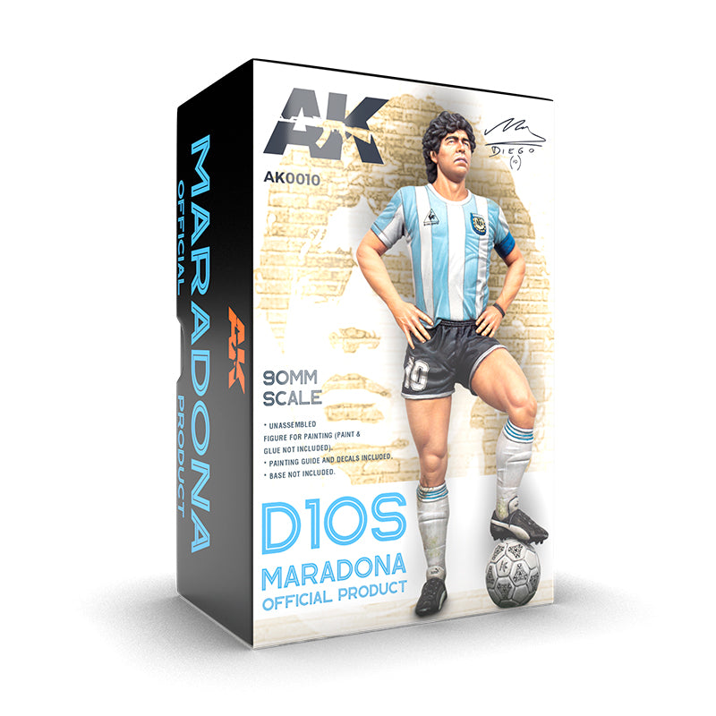 Ak Interactive - Resins - Resin figure - Maradona Resin Figure. 90 mm Scale