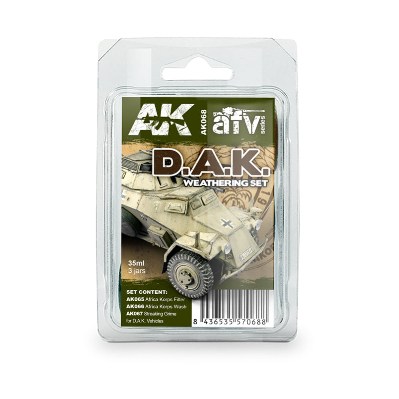 Ak Interactive - Weathering Sets - Afrika Korps Weathering Set