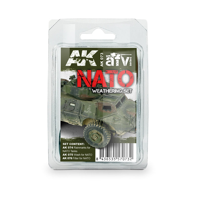 Ak Interactive - Weathering Sets - Nato Weathering Set