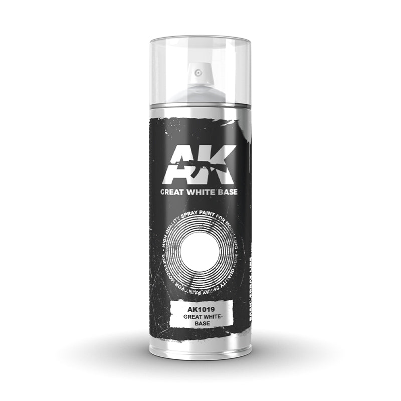 Ak Interactive - Sprays - Great White Base - Spray 150ml