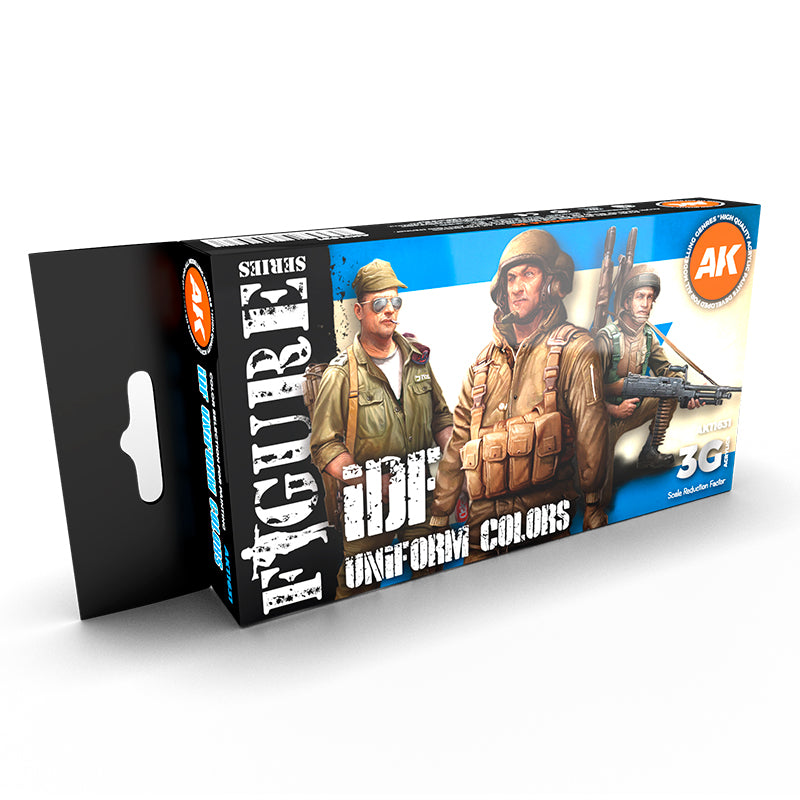 Ak Interactive - 3 Gen Acrylics - Idf Uniform Colors