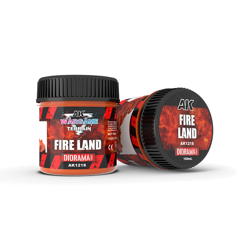 Ak Interactive - Terrains - Fire Land 100 ml.