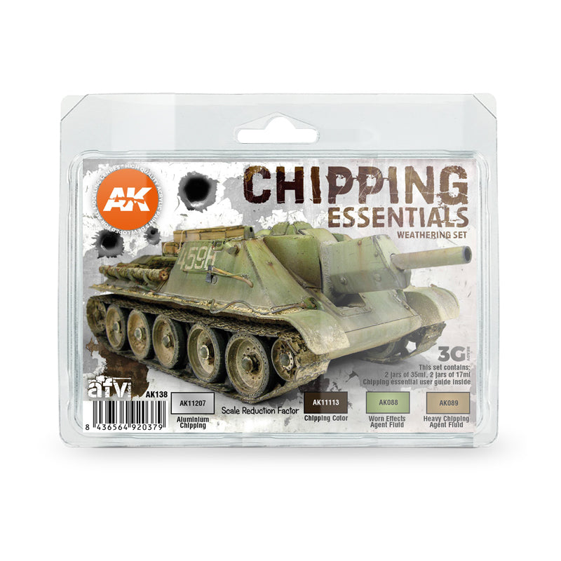 Ak Interactive - Weathering Sets - Chipping Essentials Weathering Set