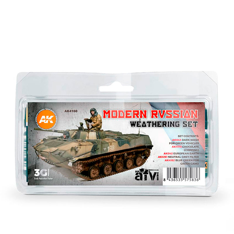 Ak Interactive - Weathering Sets - Modern Russian Weathering Set