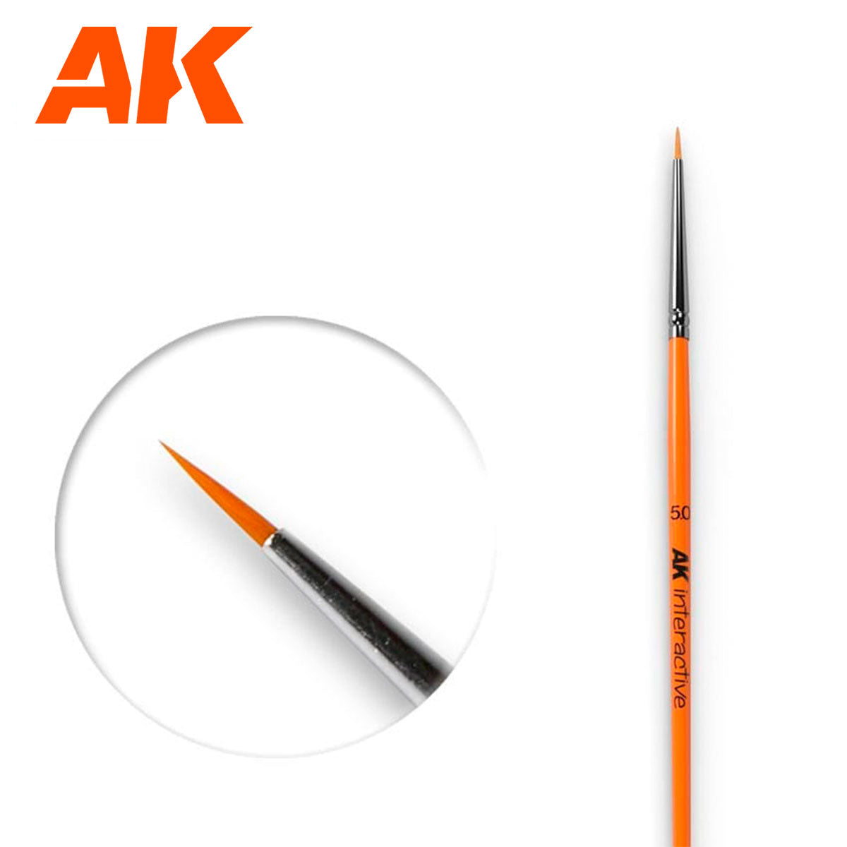 Ak Interactive - Brushes - Round Brush 5/0 Synthetic