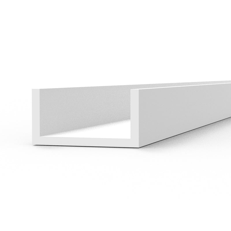 Ak Interactive - Styrene - U Channel 4.0 Width X 350mm