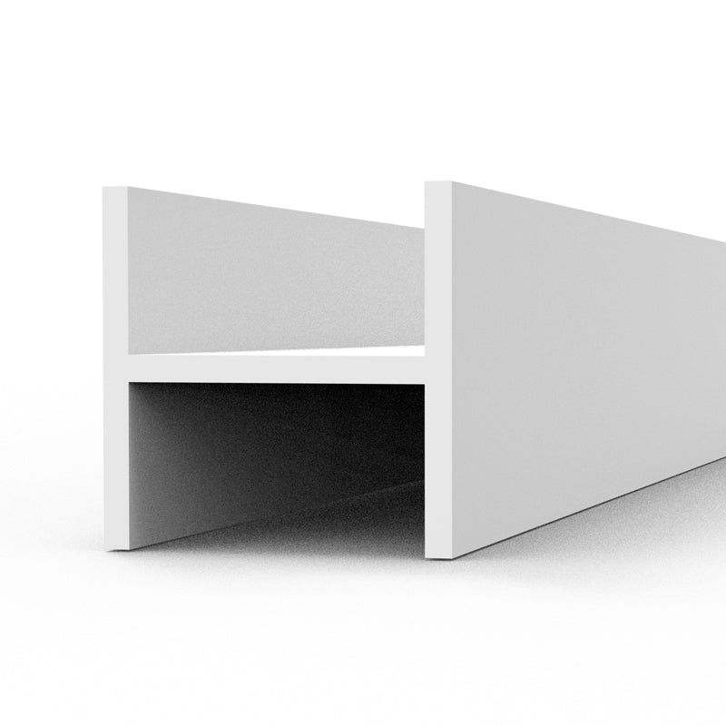 Ak Interactive - Styrene - Beams H Shape 4.0 X 4.0 X 350 mm X 3 Units