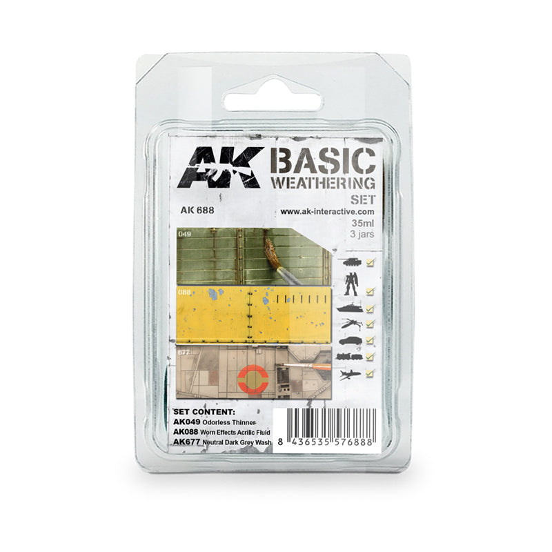 Ak Interactive - Weathering Sets - Basic Weathering Set