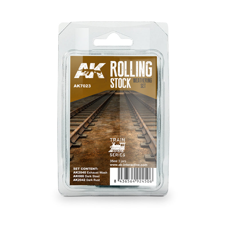 Ak Interactive - Weathering Sets - Rolling Stock Weathering Set Train Series