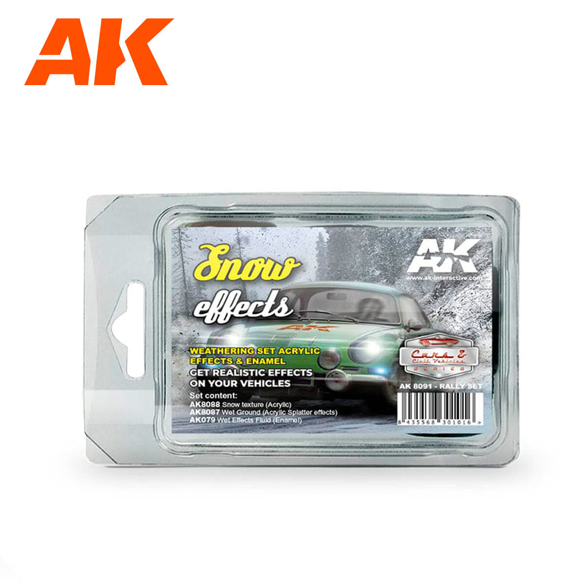 Ak Interactive - Weathering Sets - Snow Effects (Rally Set)
