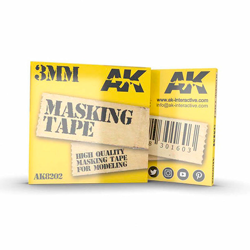 Ak Interactive - Basics - Masking Tape 3 mm