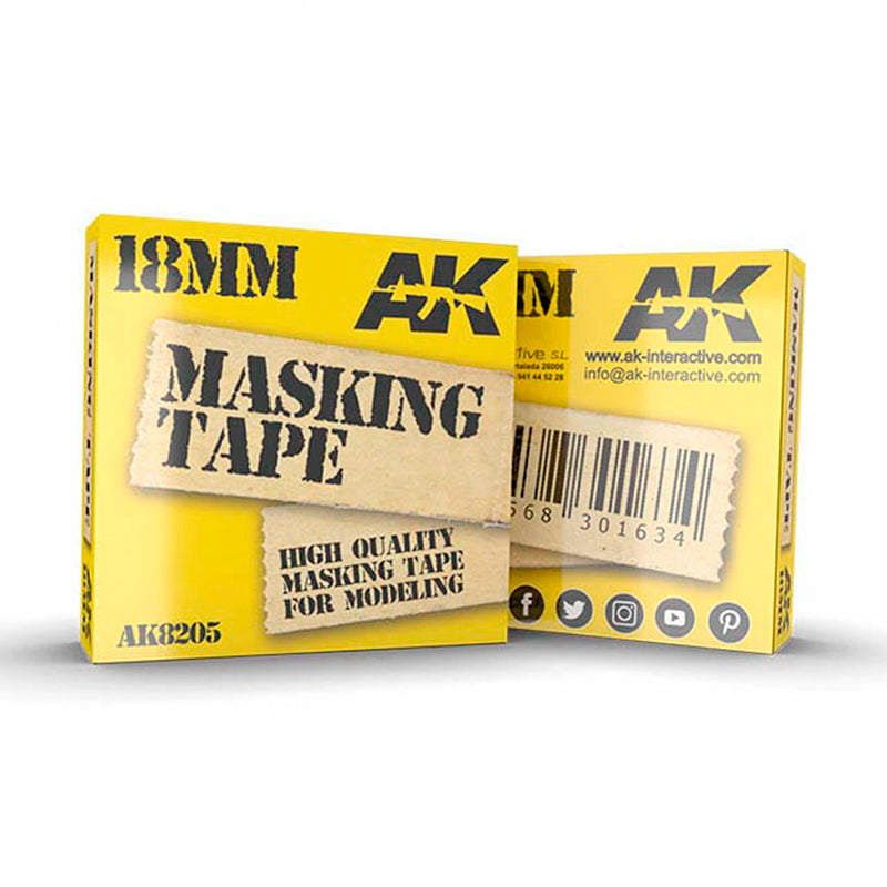Ak Interactive - Basics - Masking Tape 18 mm