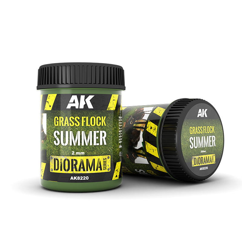 AK Interactive Vegetation - Grass Flock 2mm Summer