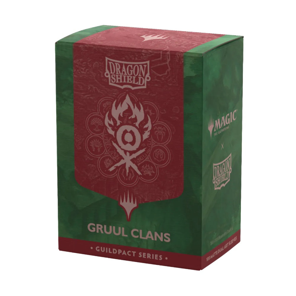 Dragon Shield: Sleeves – Matte Dual Art – MTG Guildpact Series: Gruul Clans