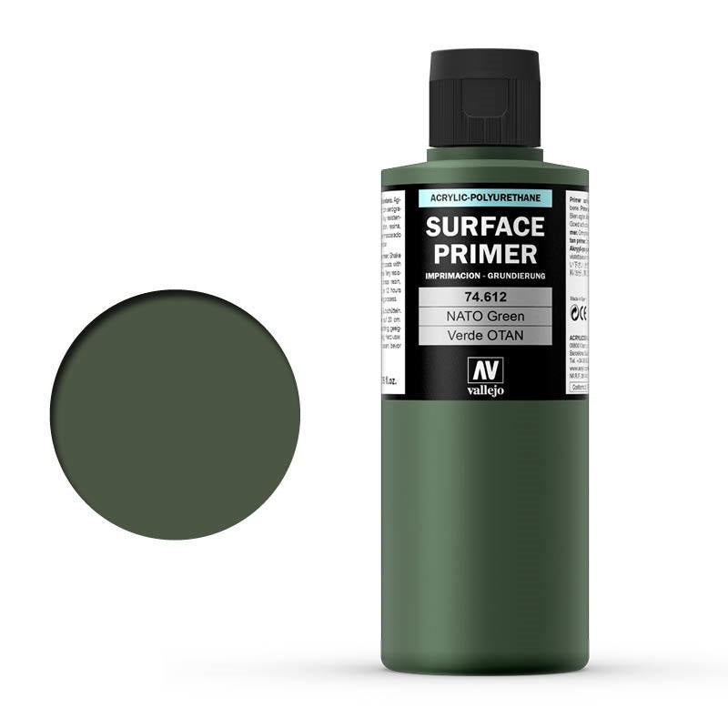 Vallejo - Surface Primer - Nato Green 200ml