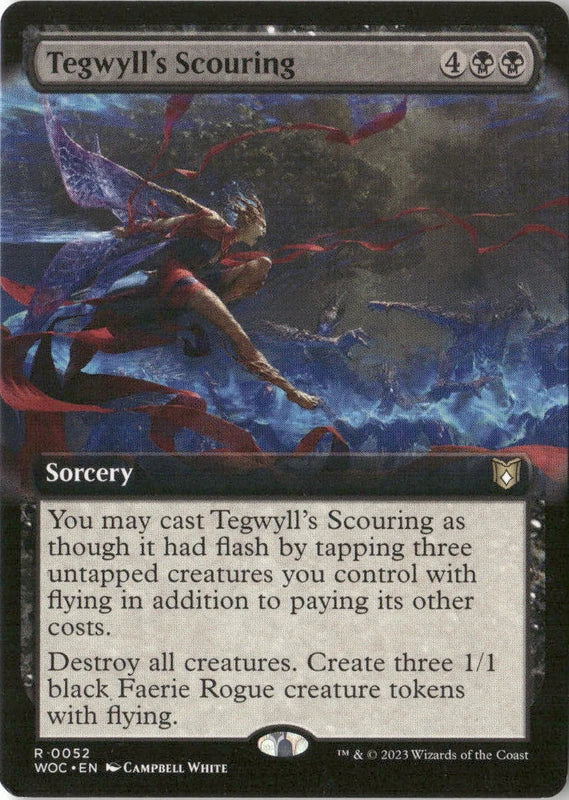 Tegwyll's Scouring (Extended Art) - Commander: Wilds of Eldraine