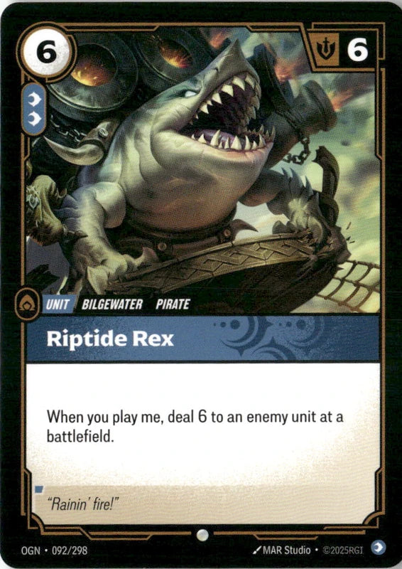 Riptide Rex - Origins