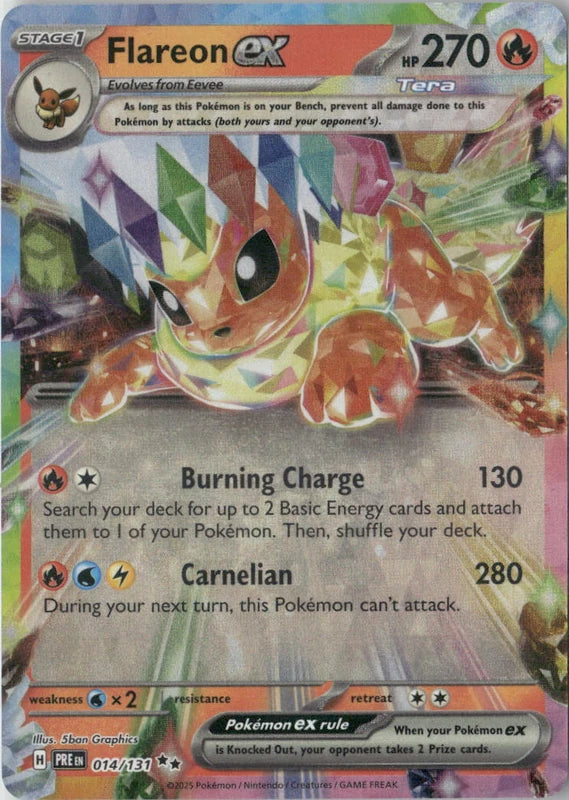 Flareon ex - 014/131 - SV: Prismatic Evolutions