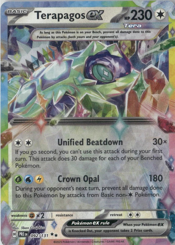 Terapagos ex - 092/131 - SV: Prismatic Evolutions