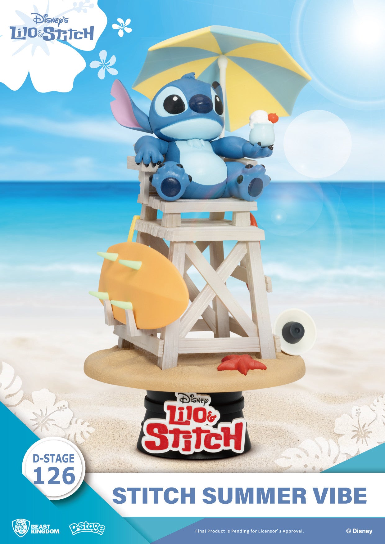 Beast Kingdom D Stage Lilo & Stitch Stitch Summer Vibe