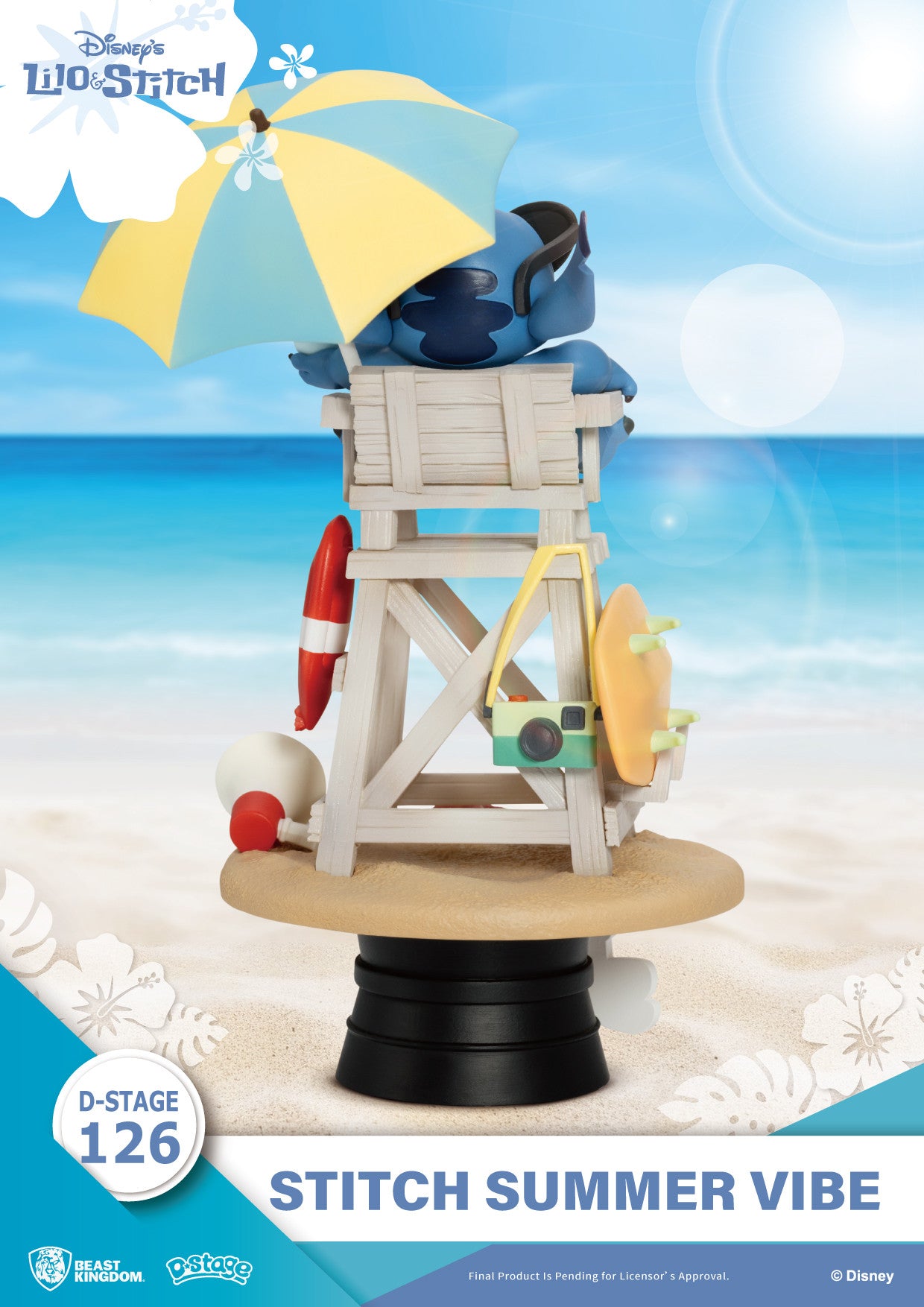 Beast Kingdom D Stage Lilo & Stitch Stitch Summer Vibe