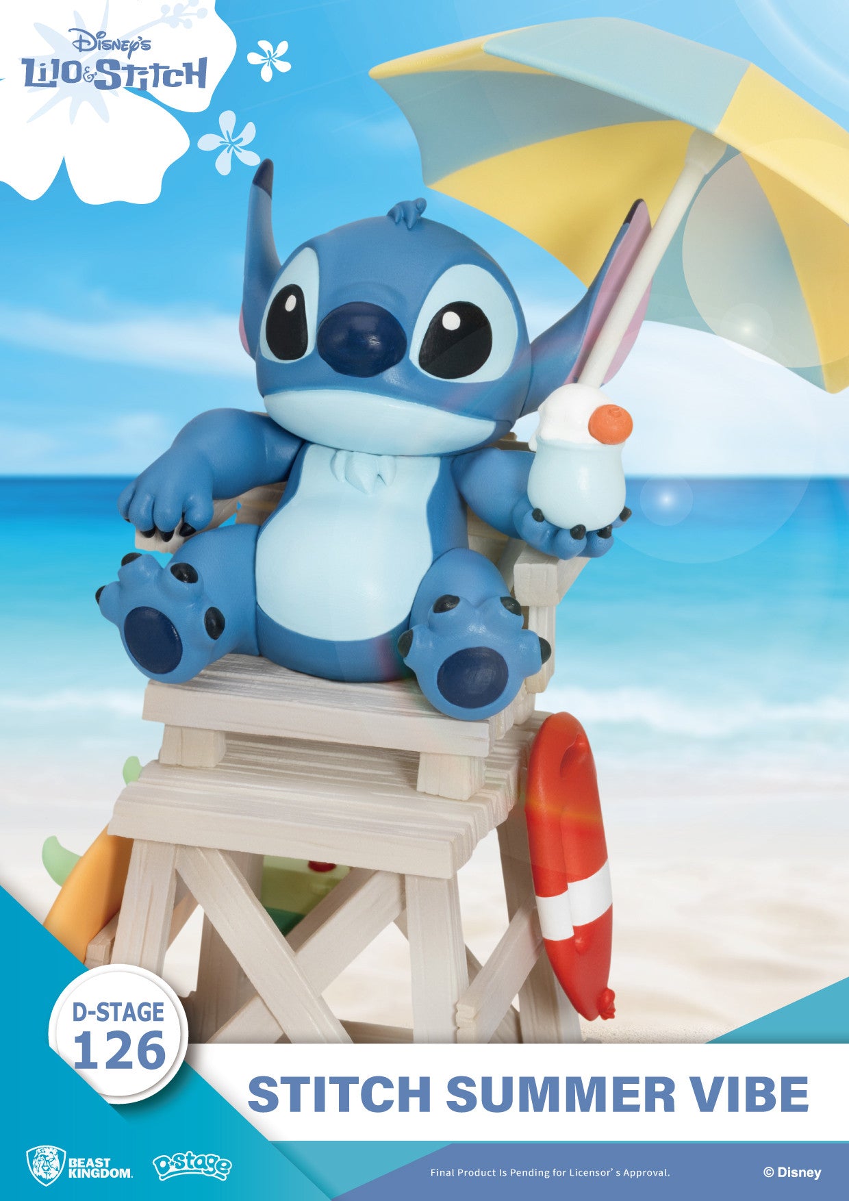 Beast Kingdom D Stage Lilo & Stitch Stitch Summer Vibe