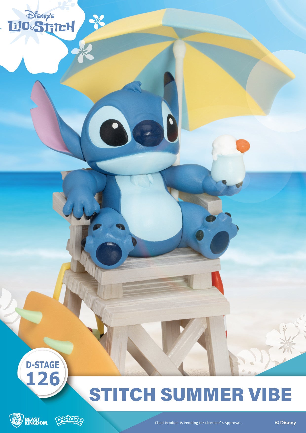 Beast Kingdom D Stage Lilo & Stitch Stitch Summer Vibe