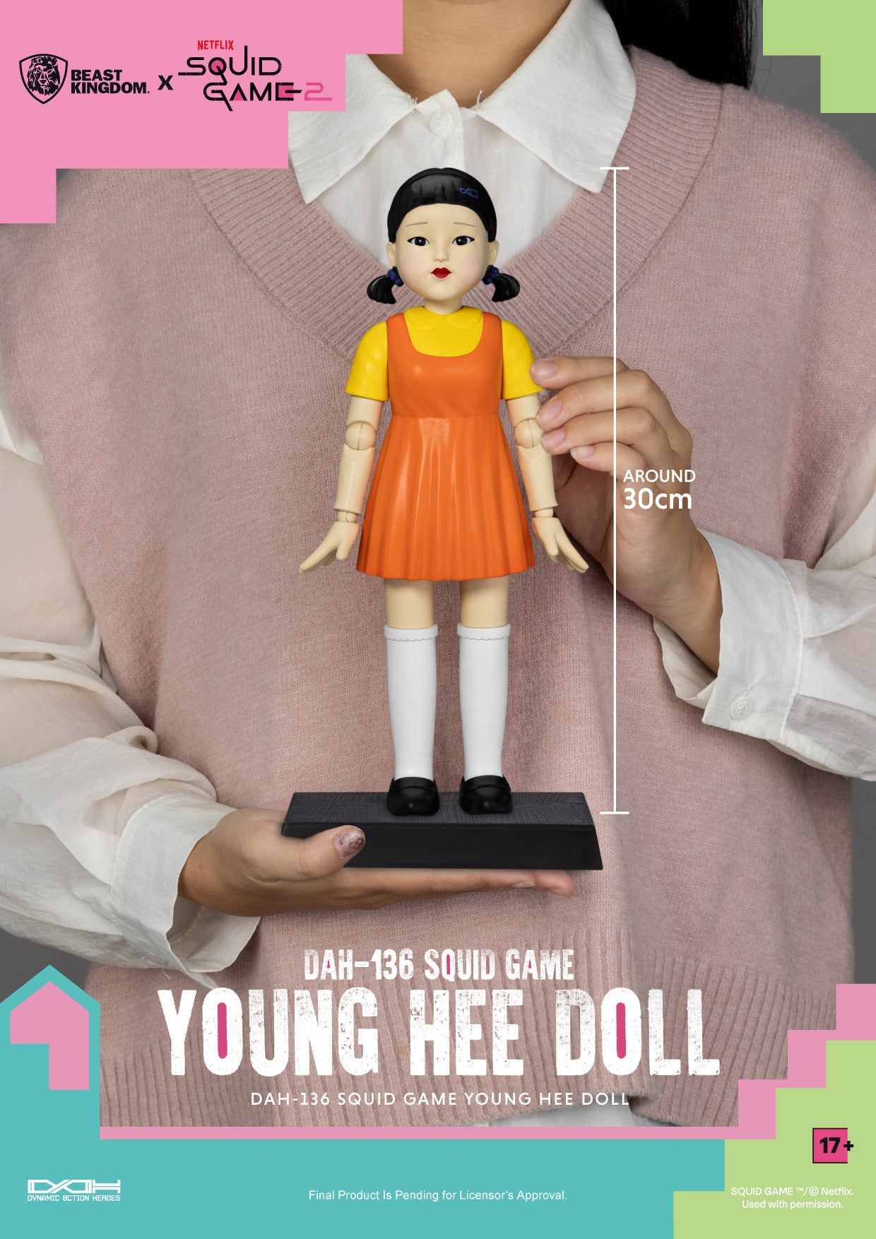 Beast Kingdom Dynamic Action Heroes Squid Game Young Hee Doll