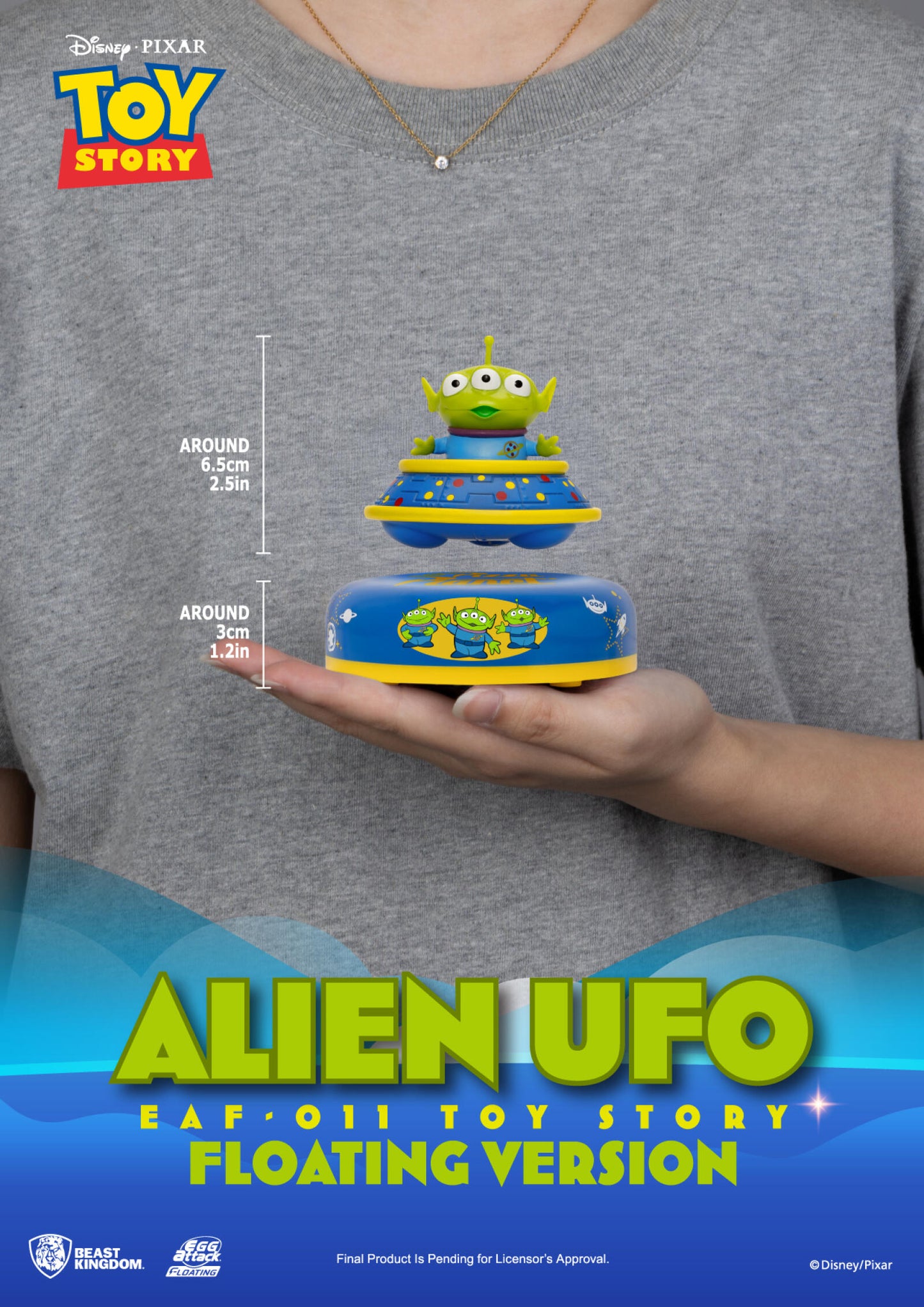 Beast Kingdom Egg Attack Floating Toy Story Alien UFO