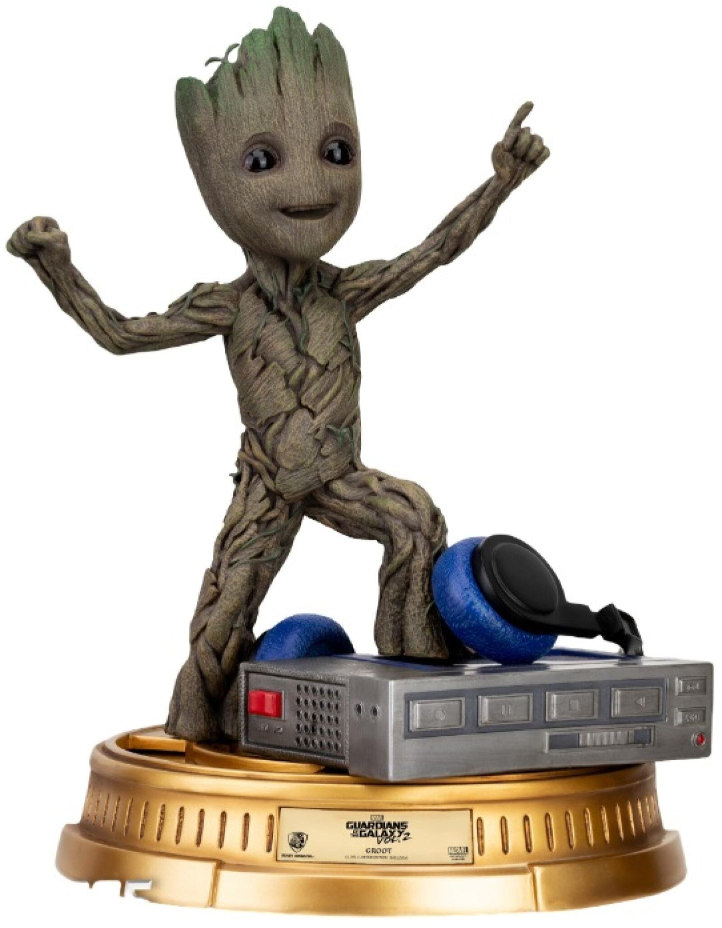 Beast Kingdom Life Size Marvel Infinity Saga Series Dancing King Groot Statue