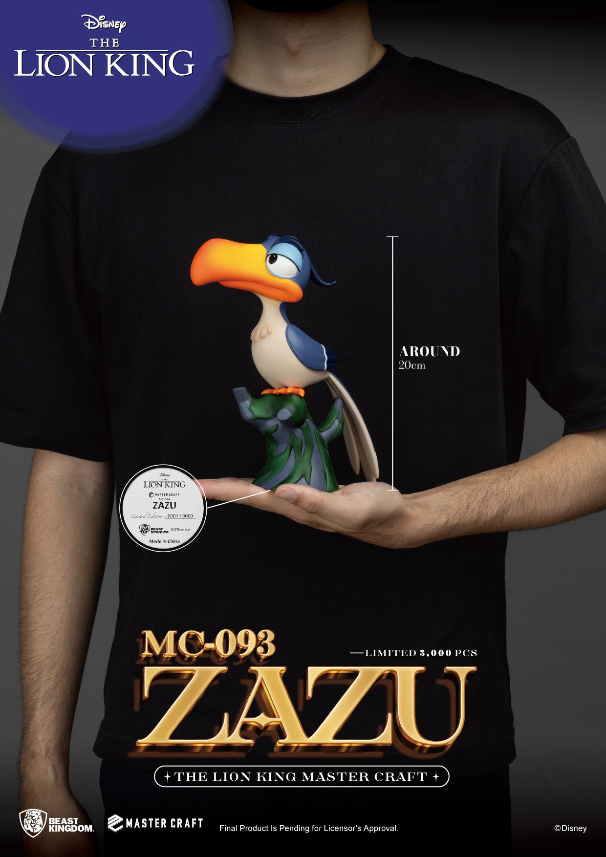 Beast Kingdom Master Craft The Lion King Zazu