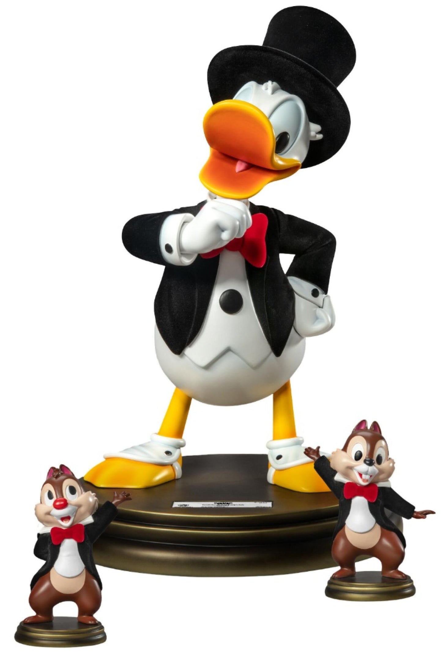 Beast Kingdom Master Craft Tuxedo Donald Duck with Chip'n Dale