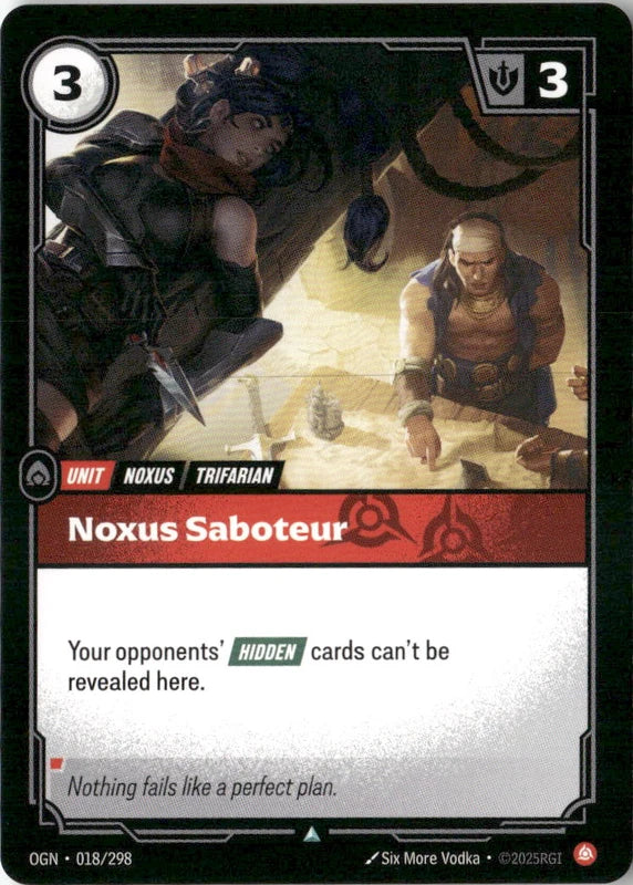 Noxus Saboteur - Origins