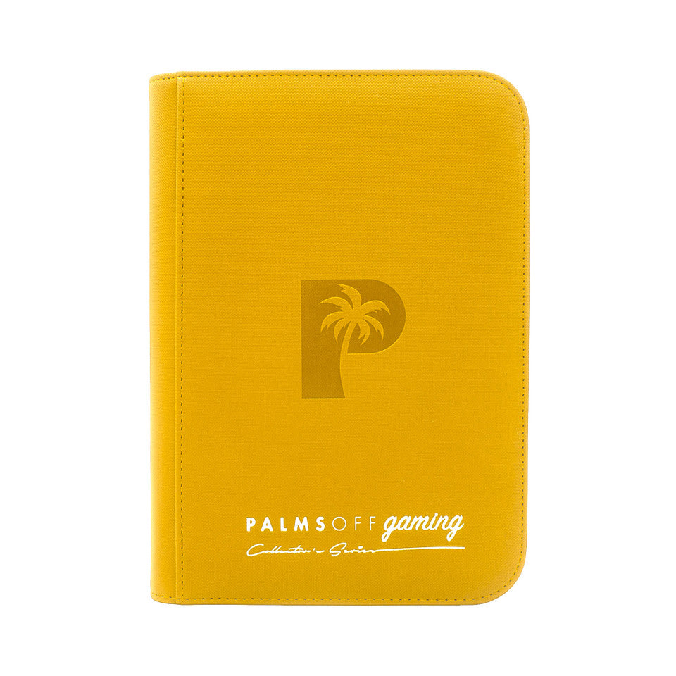 Collector's Series 4 Pocket Zip Trading Card Binder - YELLOW | POG-ZB-04-YEL | Ozzie Collectables Collector's Series 4 Pocket Zip Trading Card Binder - YELLOW | POG-ZB-04-YEL | Ozzie Collectables