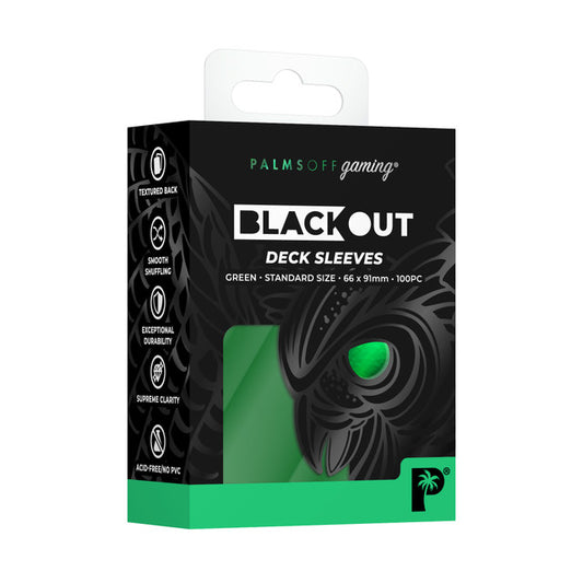 Blackout Deck Sleeves Green - 100pc