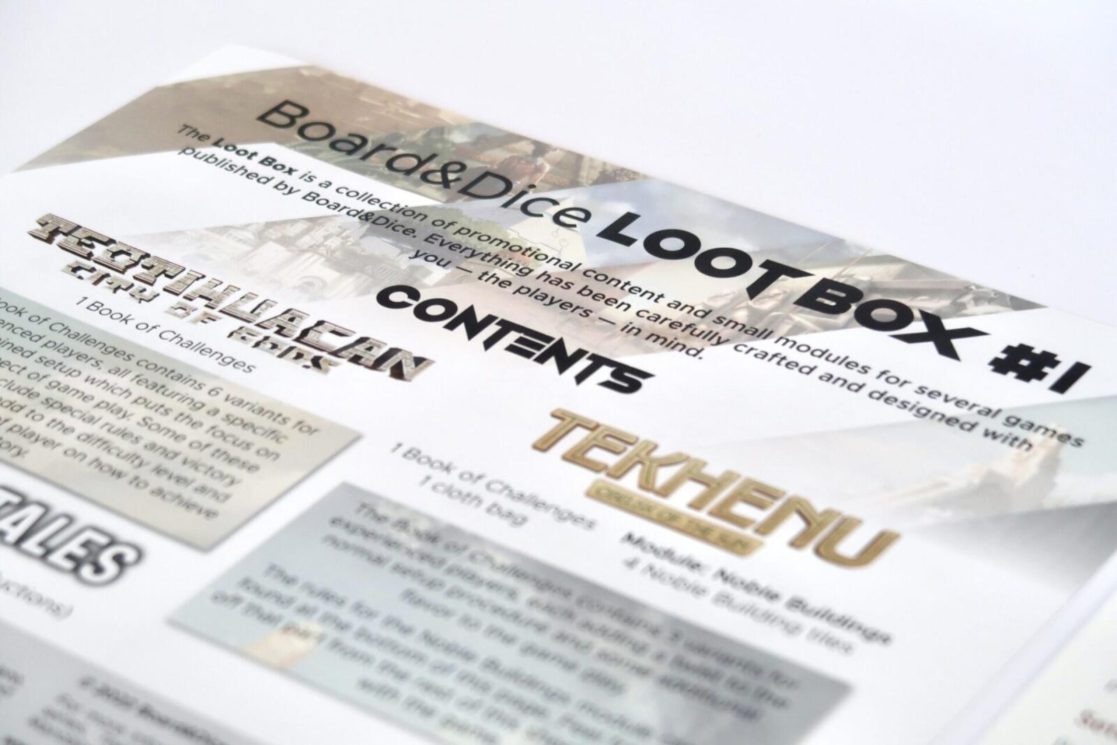 Board & Dice Loot Box 1