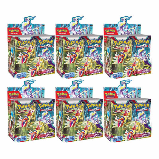 Scarlet & Violet Base Set - Pokémon TCG Scarlet & Violet SV1 - x6 Sealed Booster Boxes