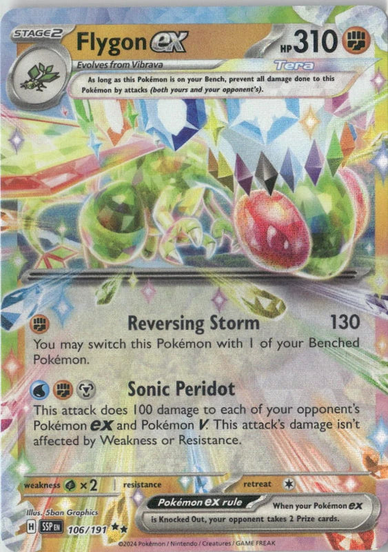 Flygon ex - 106/191 - SV08: Surging Sparks